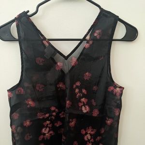 Chiffon Floral Top
